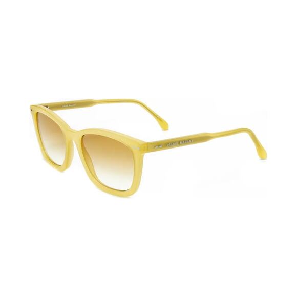 New Isabel Marant 55mm Square-Frame Tinted Sunglasses in Yellow main image 8